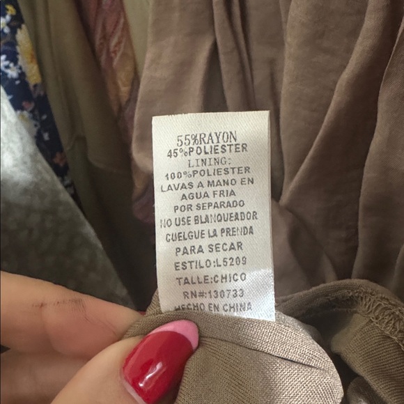 Umgee Brown Dress with Floral Embroidery - Picture 7 of 7